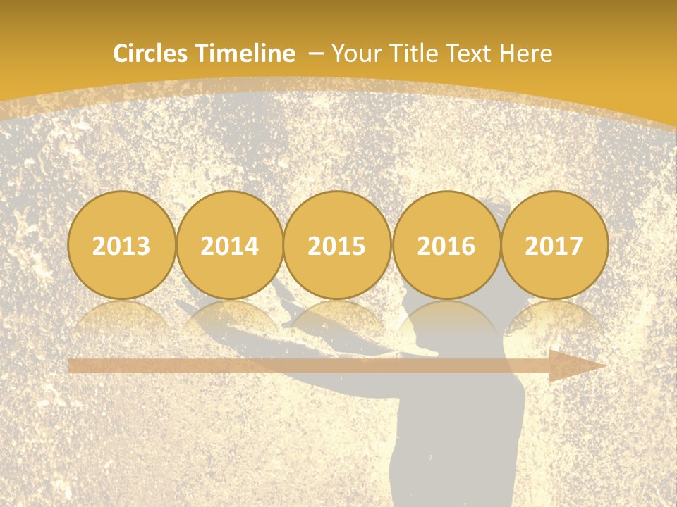 Backlit Fountain Summer PowerPoint Template