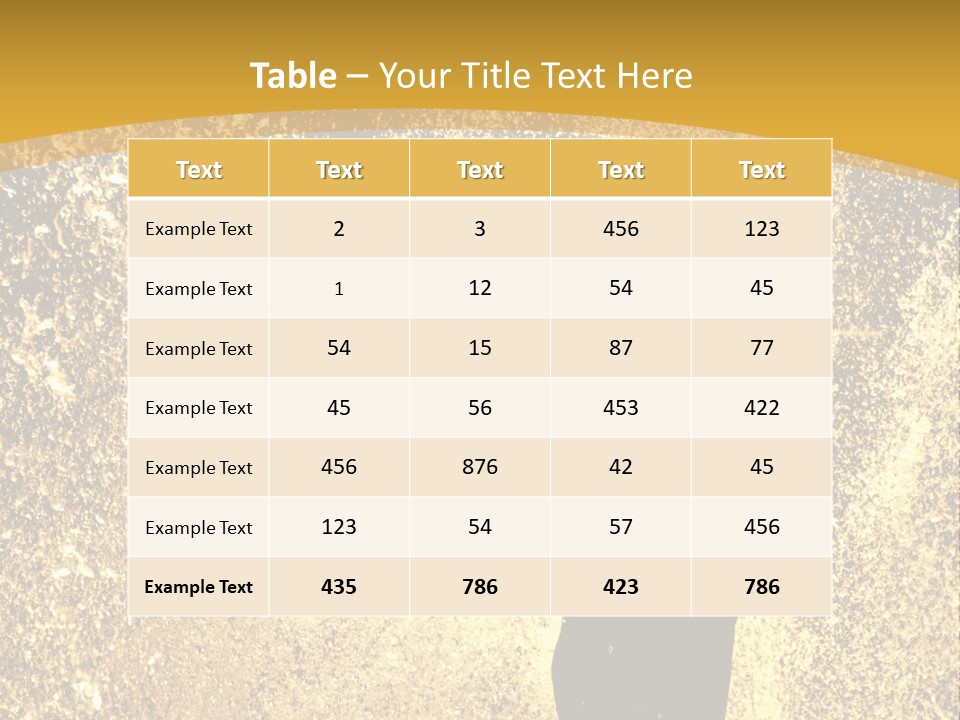 Backlit Fountain Summer PowerPoint Template