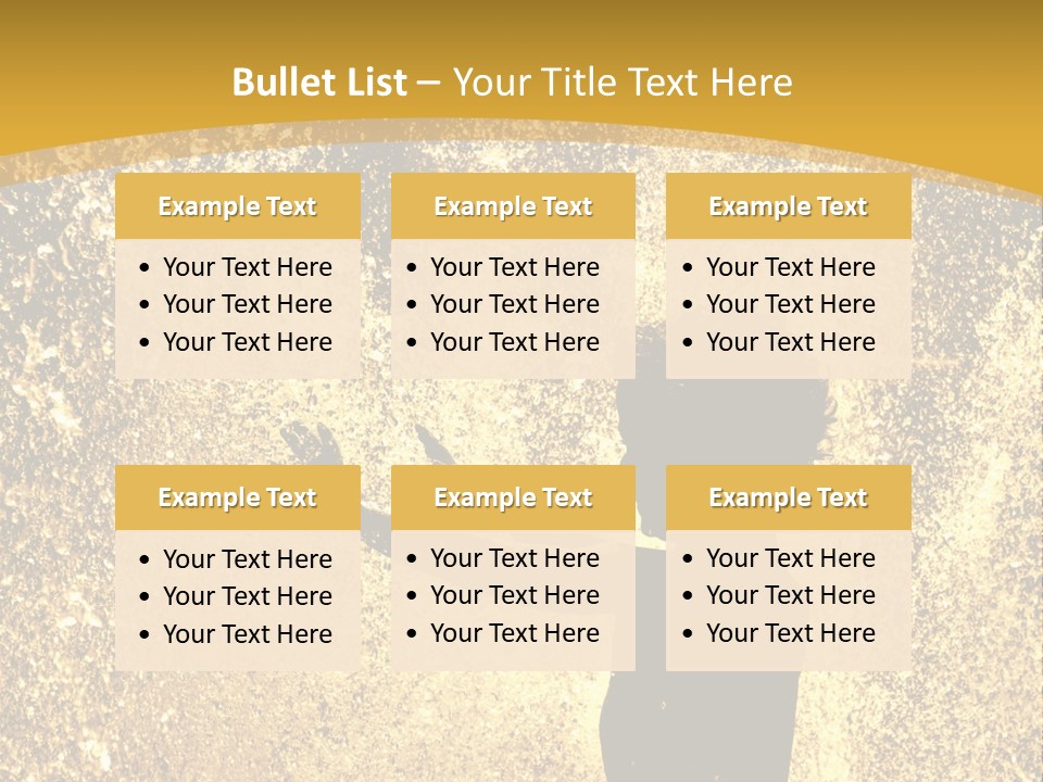 Backlit Fountain Summer PowerPoint Template