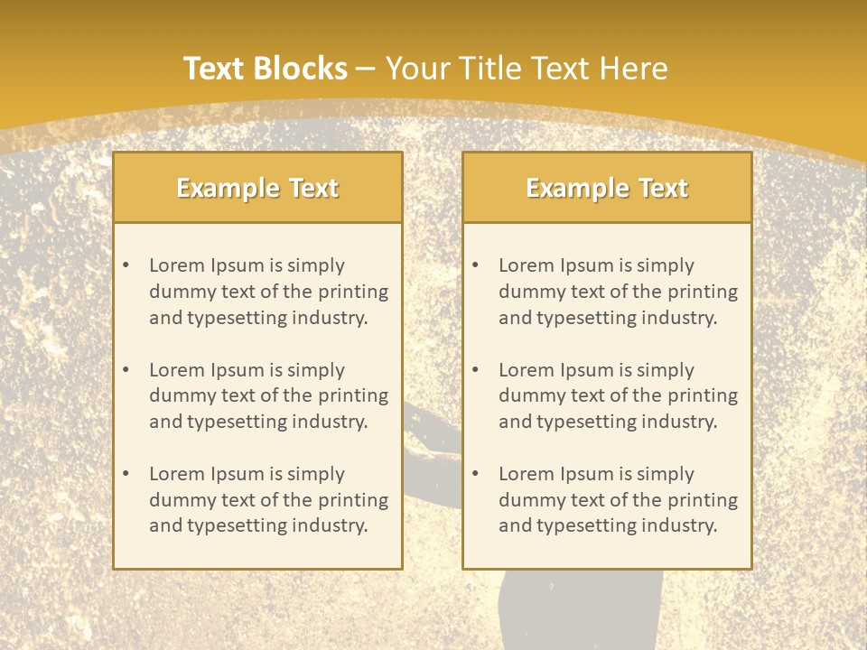 Backlit Fountain Summer PowerPoint Template