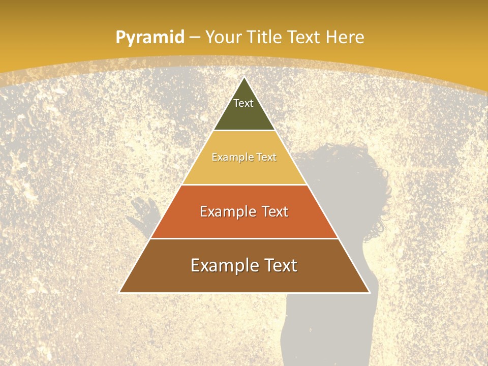 Backlit Fountain Summer PowerPoint Template