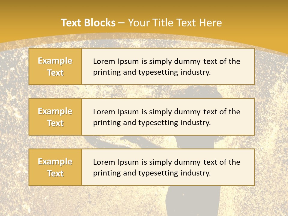Backlit Fountain Summer PowerPoint Template