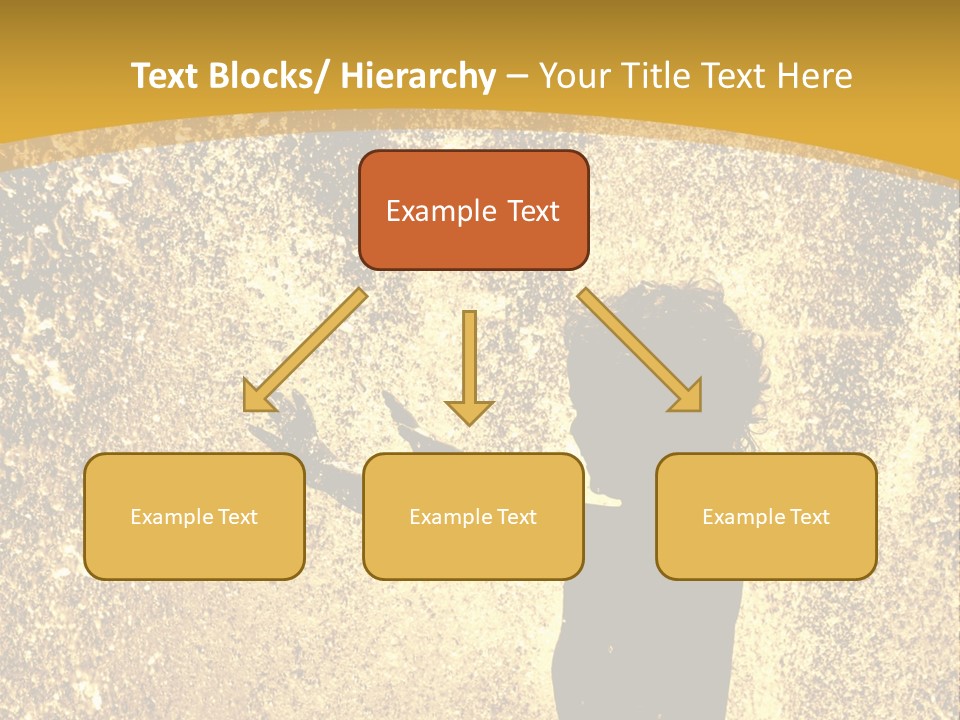 Backlit Fountain Summer PowerPoint Template