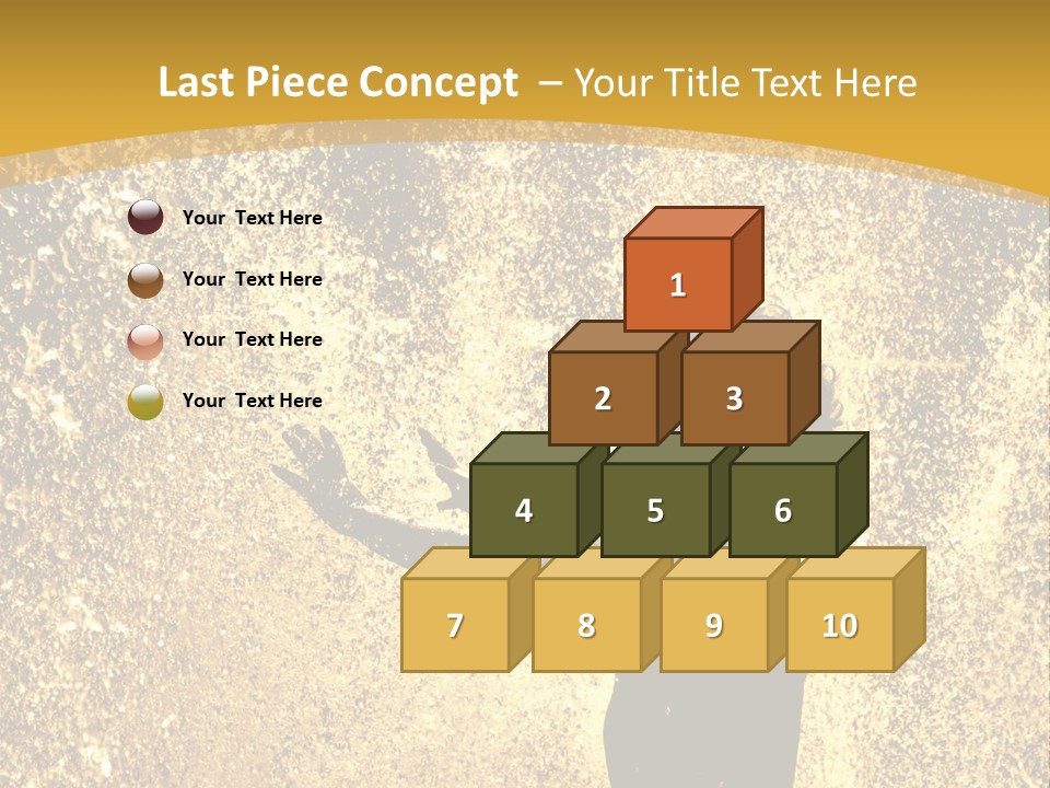 Backlit Fountain Summer PowerPoint Template