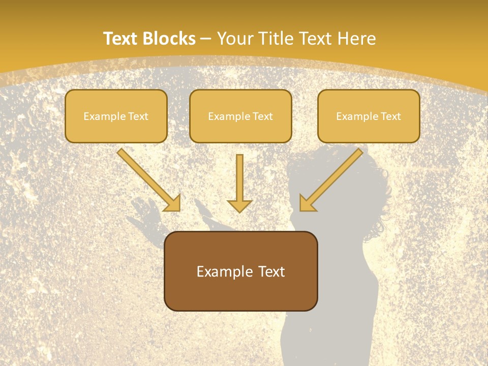 Backlit Fountain Summer PowerPoint Template