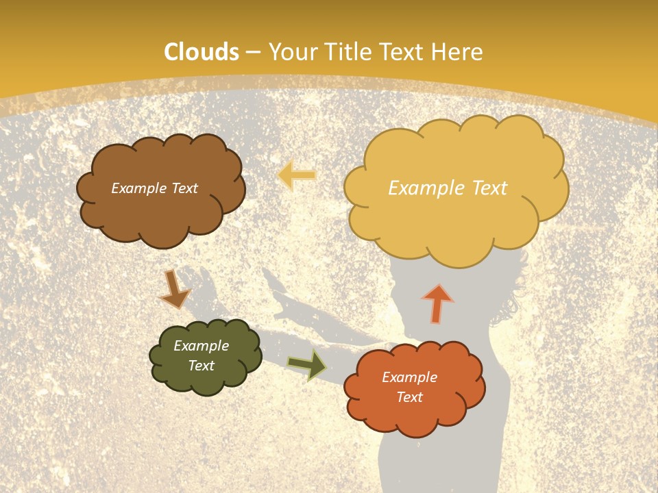 Backlit Fountain Summer PowerPoint Template