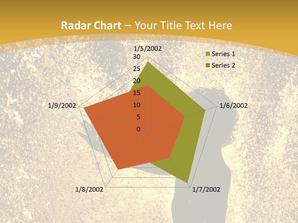 Backlit Fountain Summer PowerPoint Template