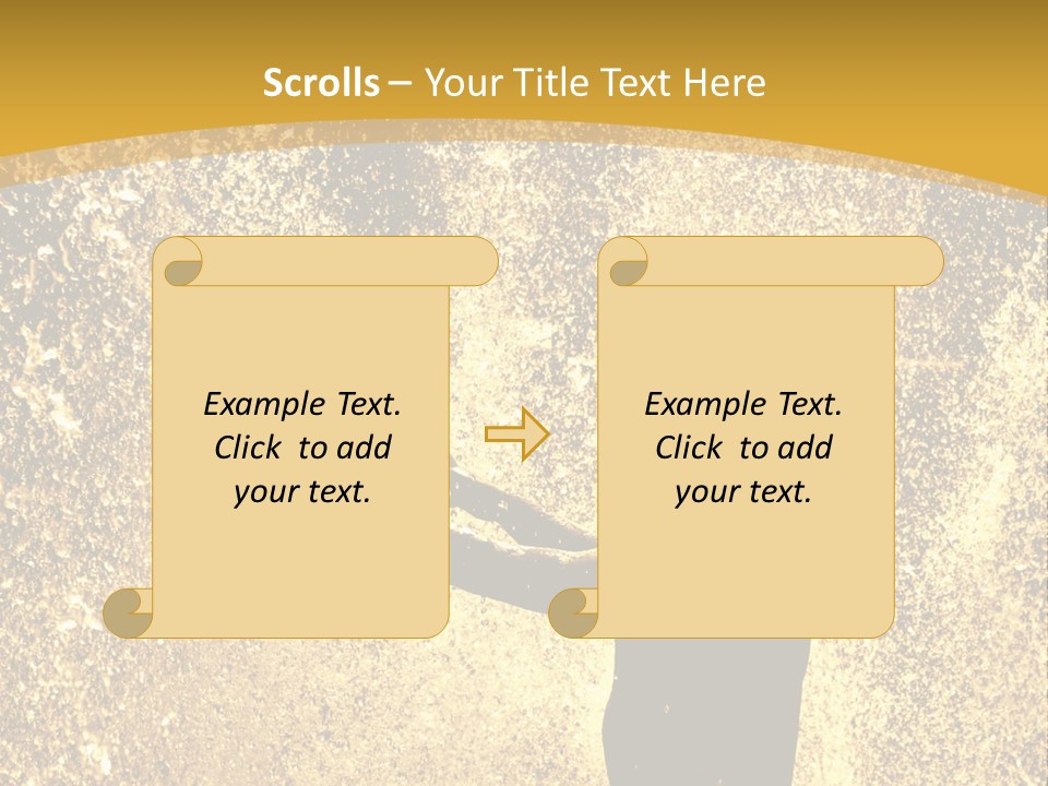 Backlit Fountain Summer PowerPoint Template