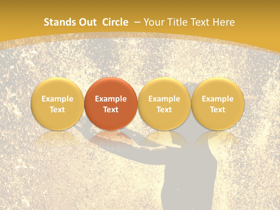 Backlit Fountain Summer PowerPoint Template