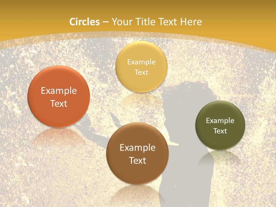 Backlit Fountain Summer PowerPoint Template