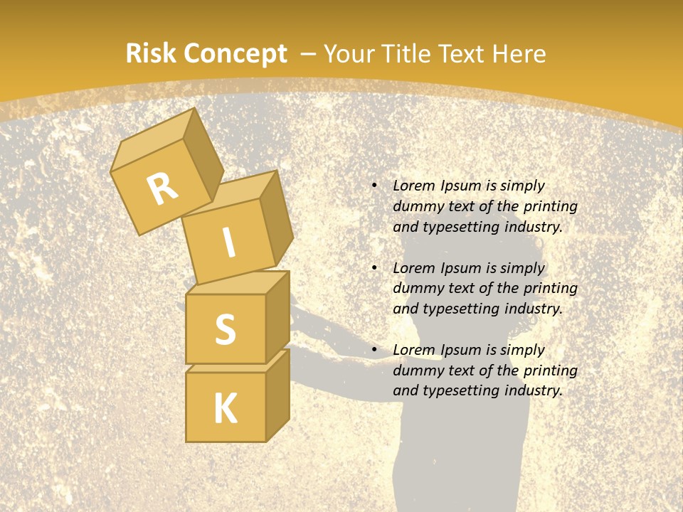 Backlit Fountain Summer PowerPoint Template