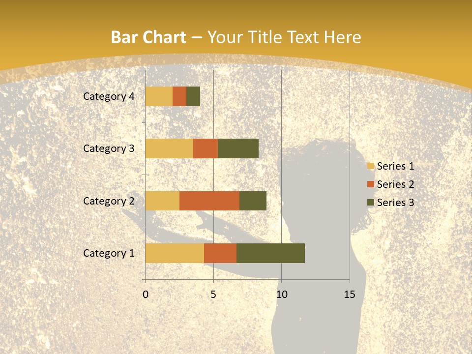 Backlit Fountain Summer PowerPoint Template
