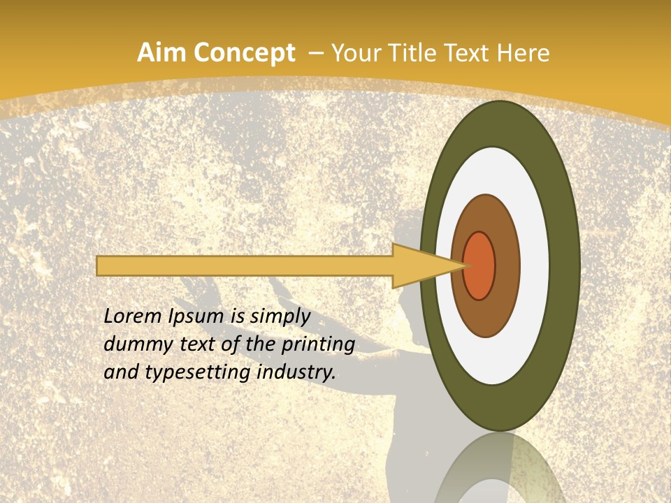 Backlit Fountain Summer PowerPoint Template