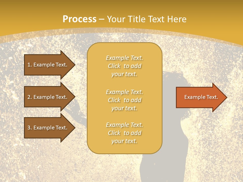 Backlit Fountain Summer PowerPoint Template