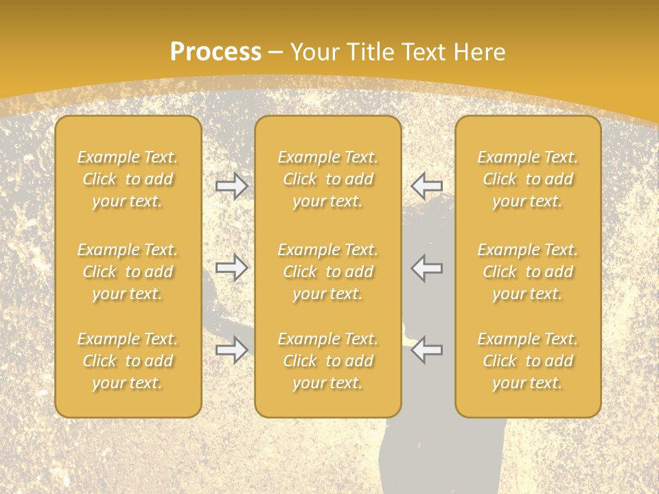 Backlit Fountain Summer PowerPoint Template