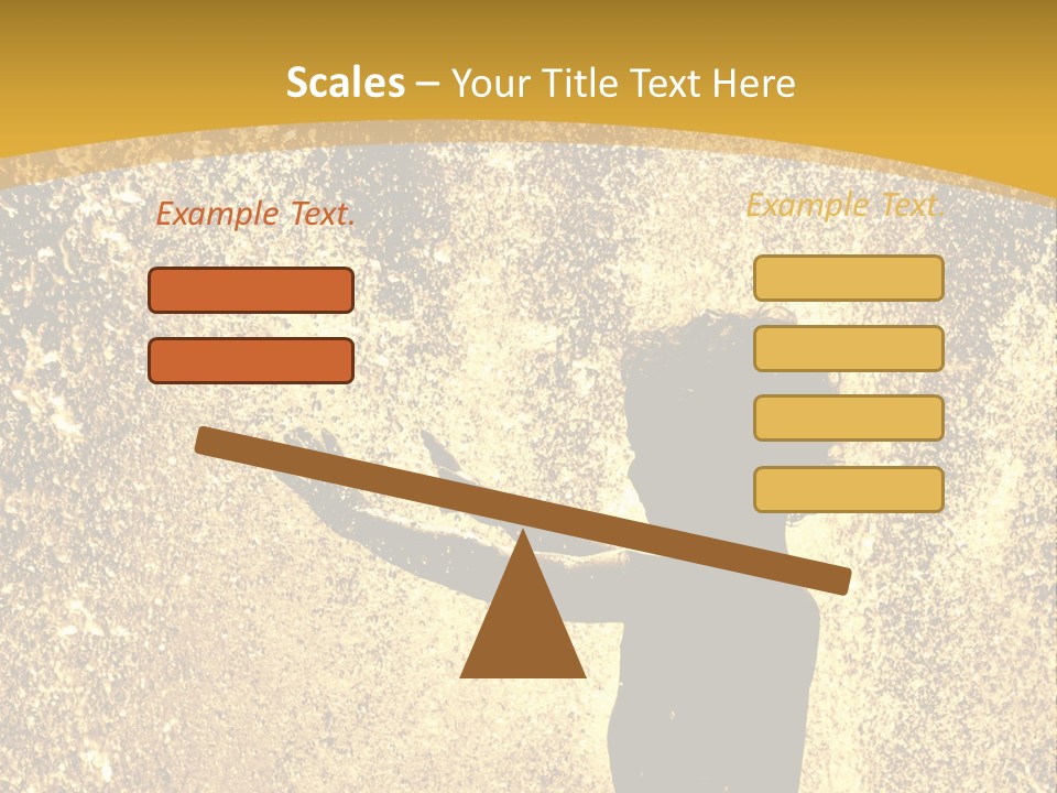 Backlit Fountain Summer PowerPoint Template