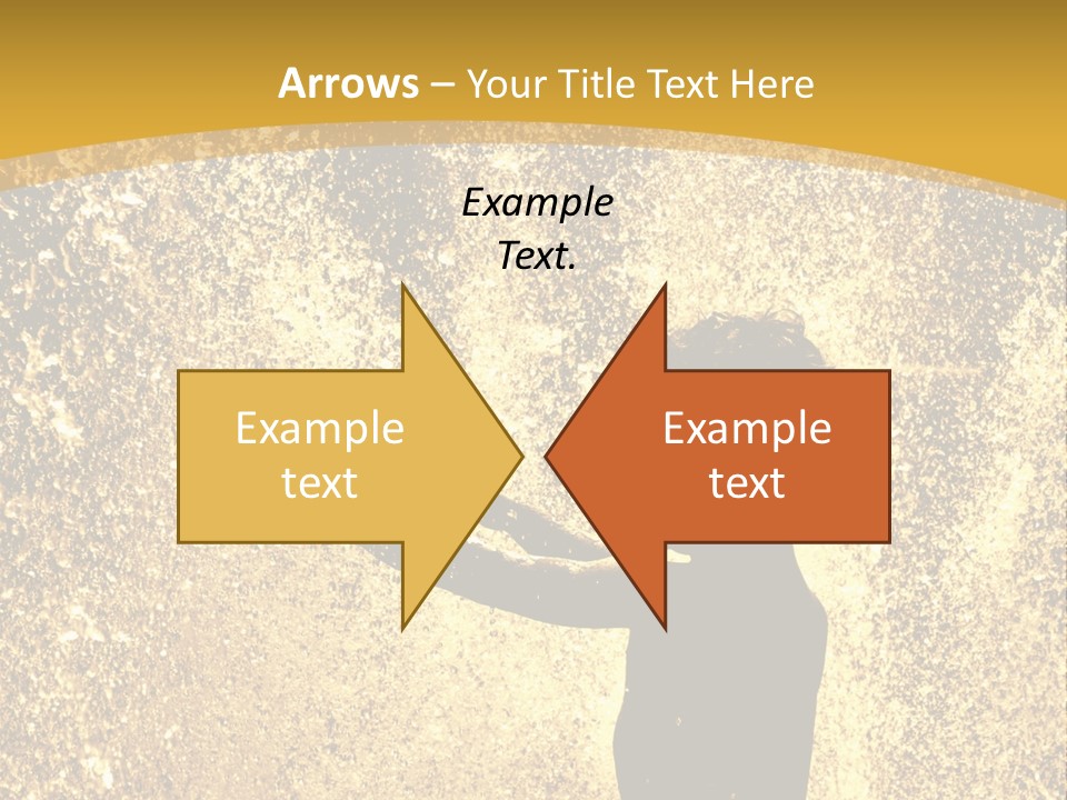 Backlit Fountain Summer PowerPoint Template