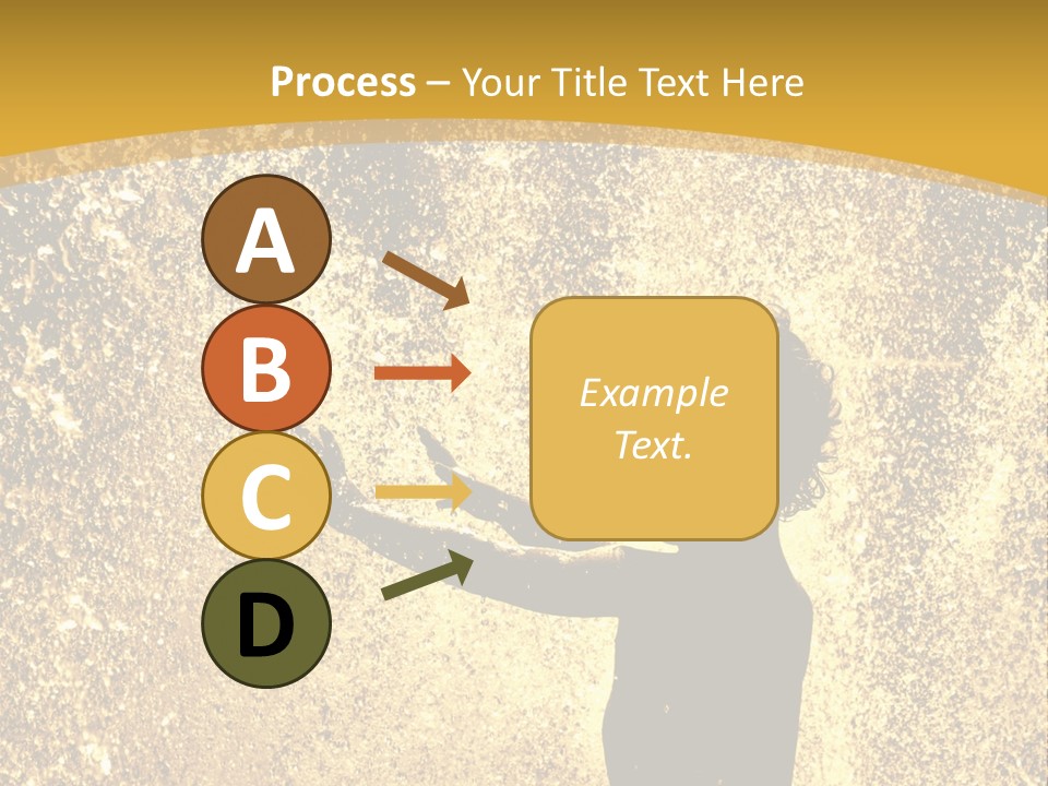 Backlit Fountain Summer PowerPoint Template