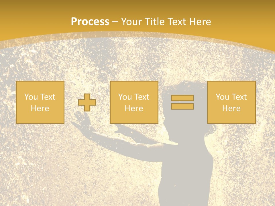 Backlit Fountain Summer PowerPoint Template