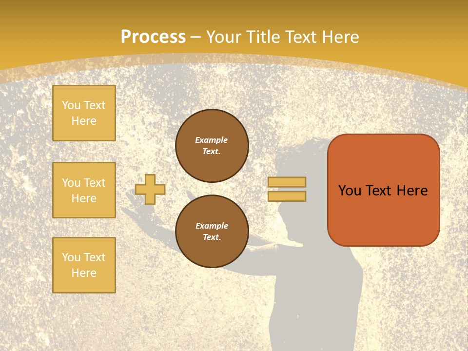 Backlit Fountain Summer PowerPoint Template