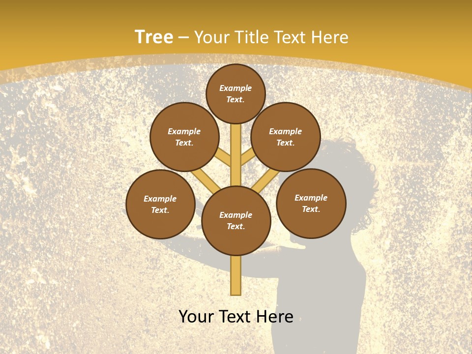 Backlit Fountain Summer PowerPoint Template