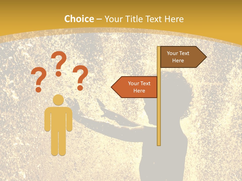 Backlit Fountain Summer PowerPoint Template