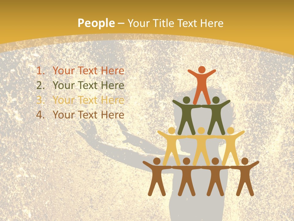 Backlit Fountain Summer PowerPoint Template