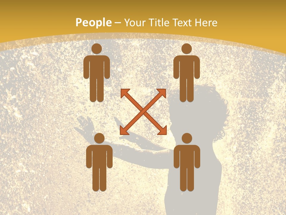 Backlit Fountain Summer PowerPoint Template