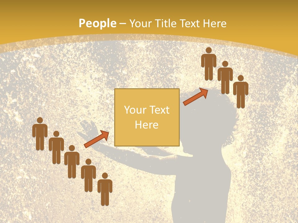 Backlit Fountain Summer PowerPoint Template