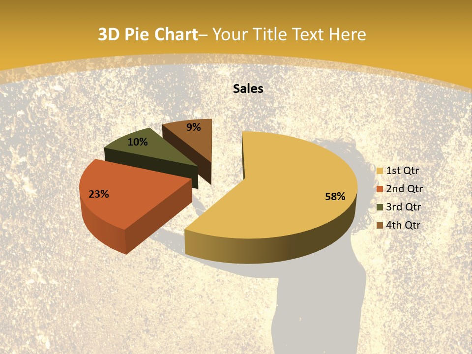 Backlit Fountain Summer PowerPoint Template