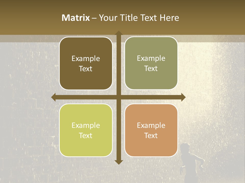 Freedom Child Wet PowerPoint Template