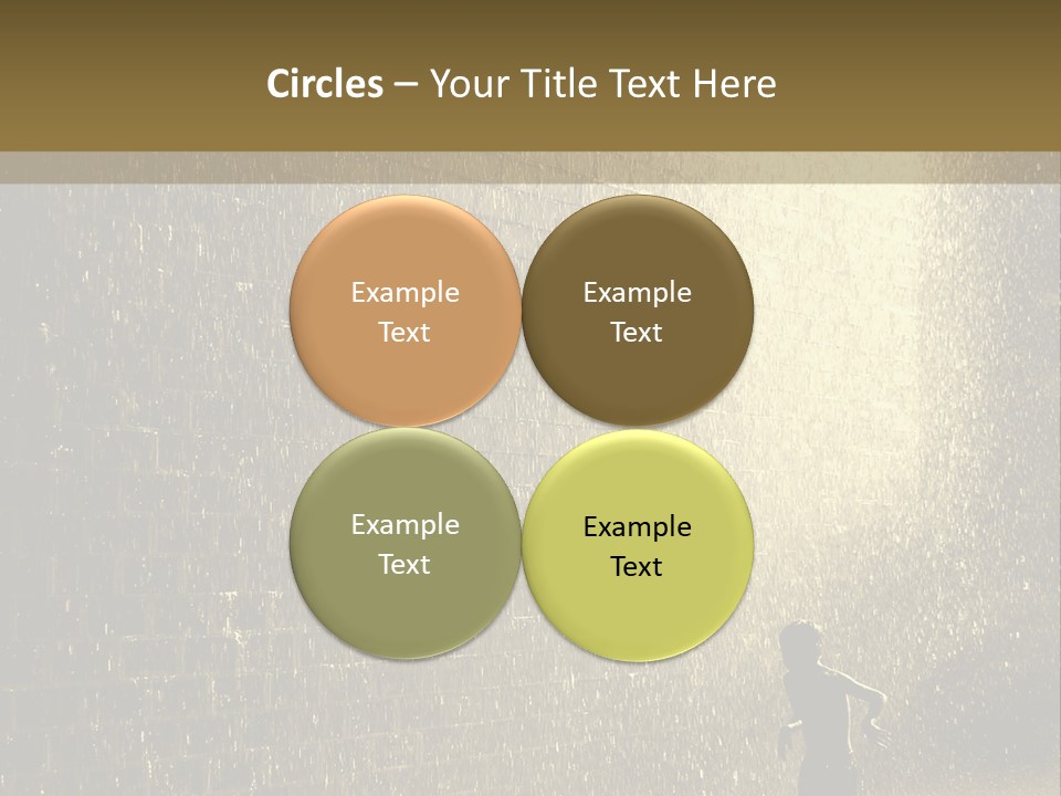 Freedom Child Wet PowerPoint Template