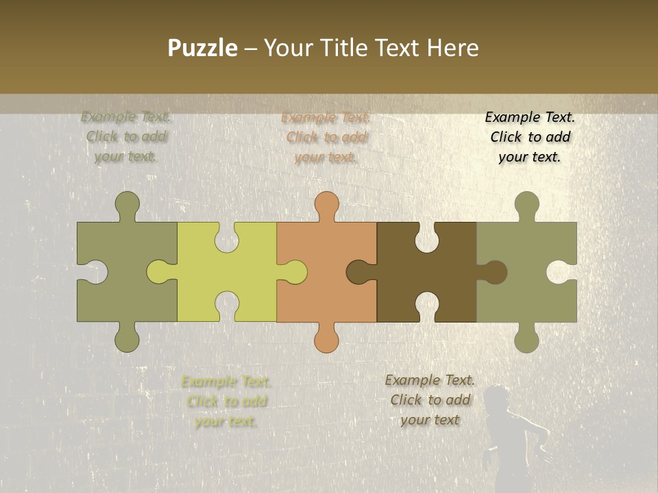 Freedom Child Wet PowerPoint Template