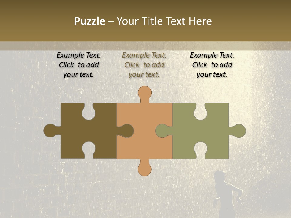 Freedom Child Wet PowerPoint Template