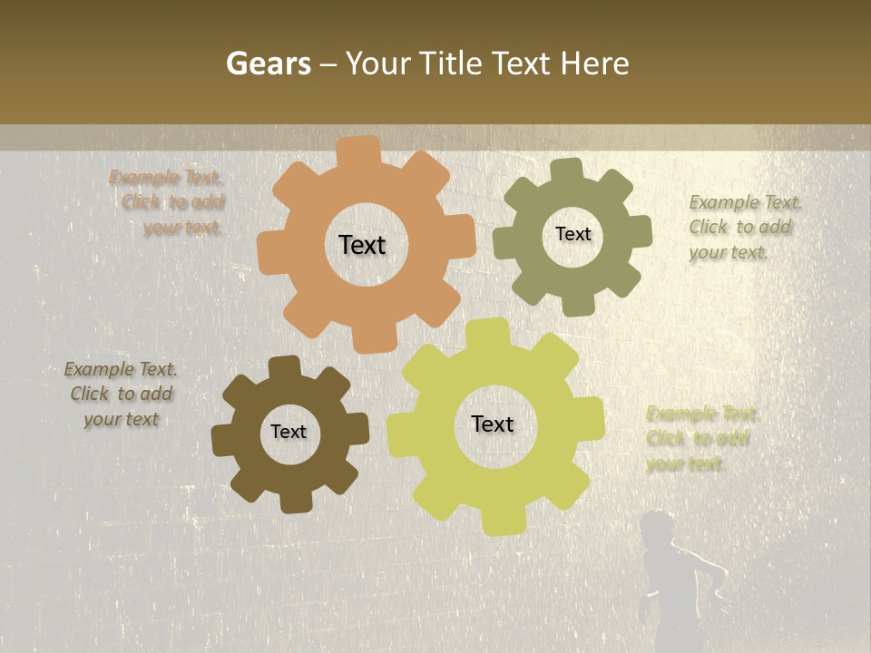 Freedom Child Wet PowerPoint Template