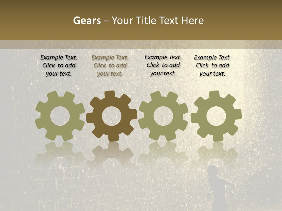 Freedom Child Wet PowerPoint Template