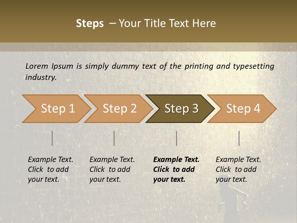 Freedom Child Wet PowerPoint Template