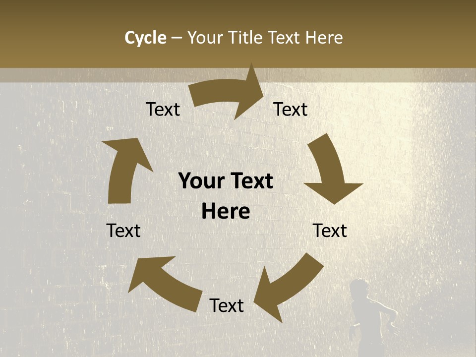 Freedom Child Wet PowerPoint Template