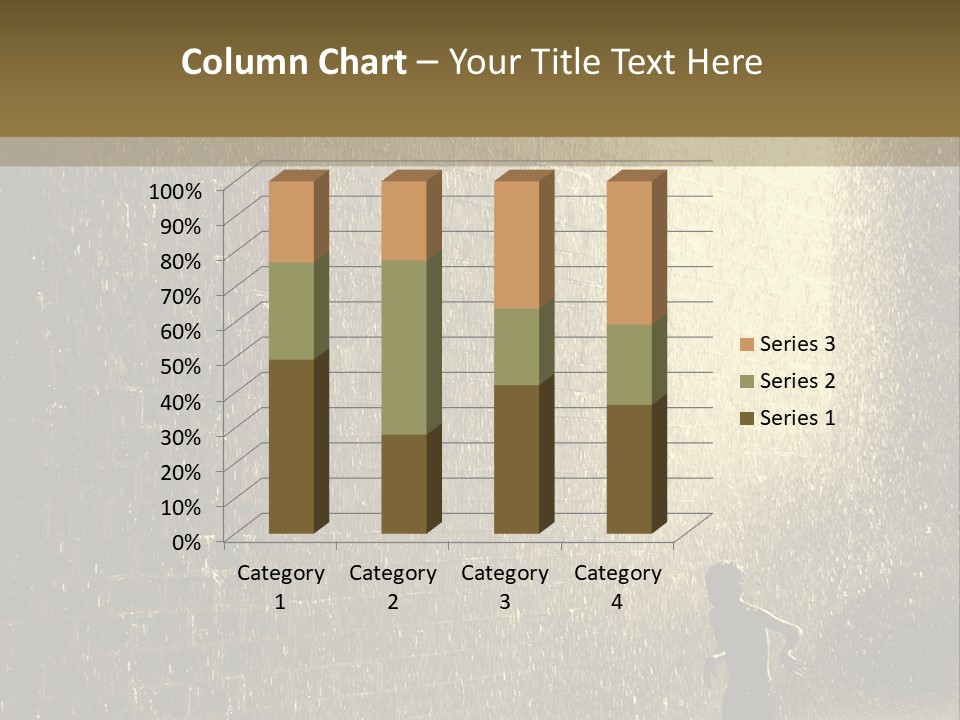 Freedom Child Wet PowerPoint Template