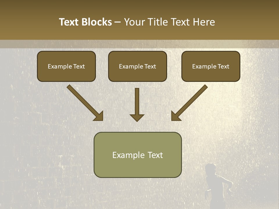 Freedom Child Wet PowerPoint Template