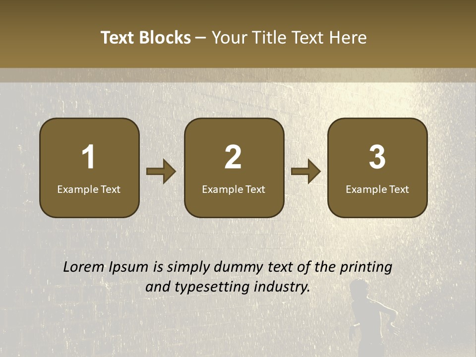 Freedom Child Wet PowerPoint Template