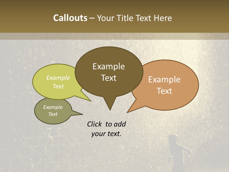 Freedom Child Wet PowerPoint Template