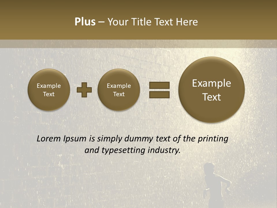 Freedom Child Wet PowerPoint Template