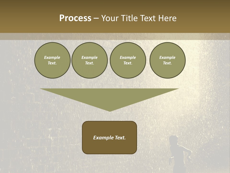 Freedom Child Wet PowerPoint Template