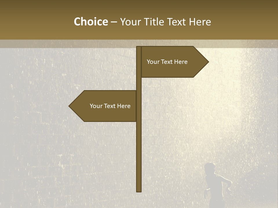 Freedom Child Wet PowerPoint Template