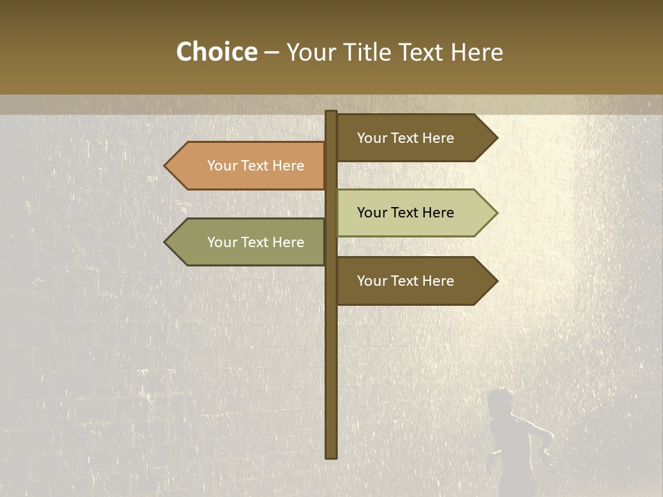 Freedom Child Wet PowerPoint Template