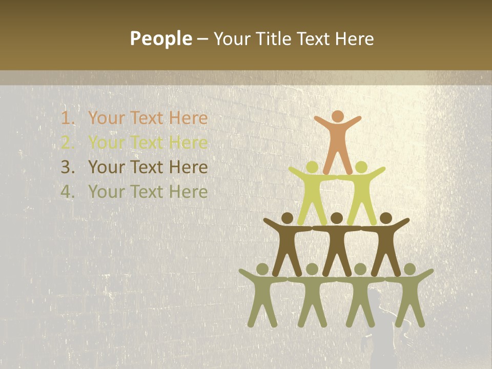 Freedom Child Wet PowerPoint Template