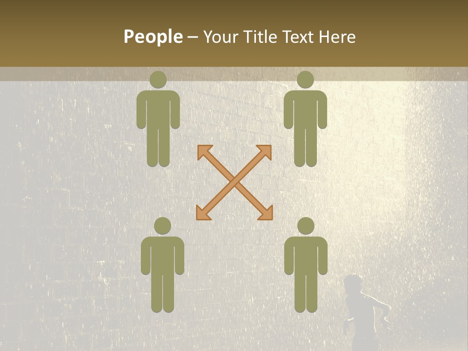 Freedom Child Wet PowerPoint Template