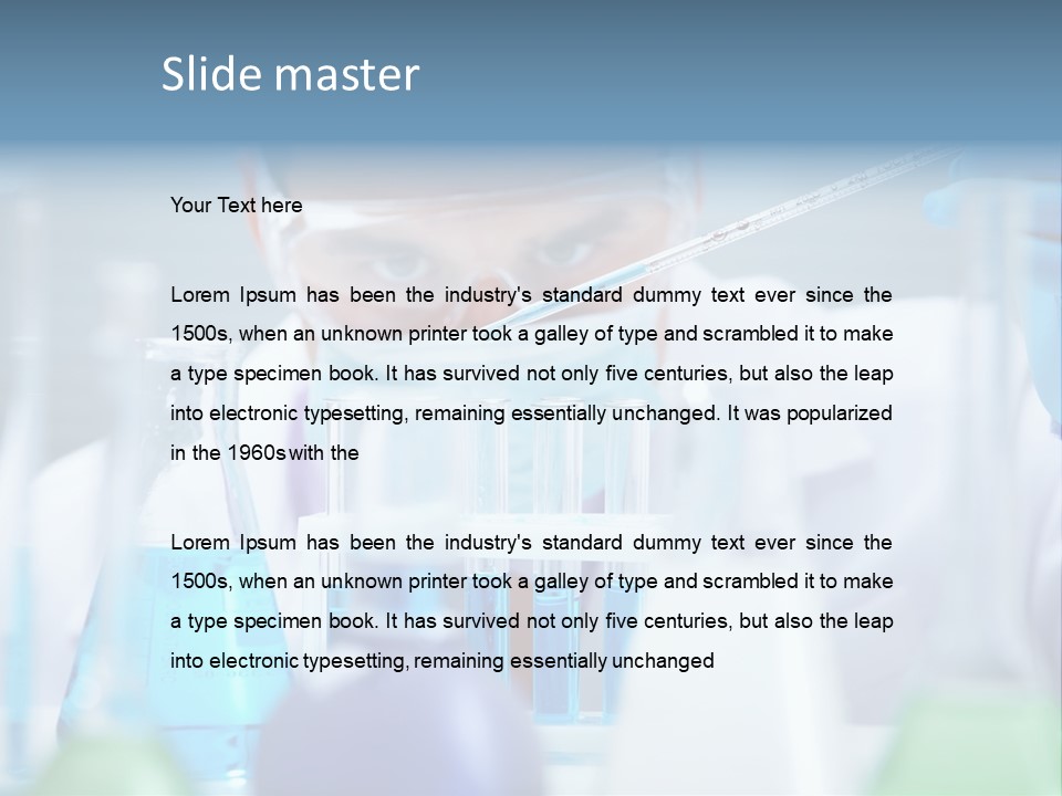 Aids Technician Equipment PowerPoint Template