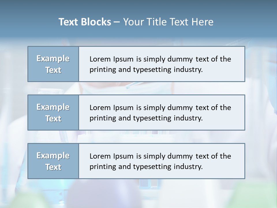 Aids Technician Equipment PowerPoint Template